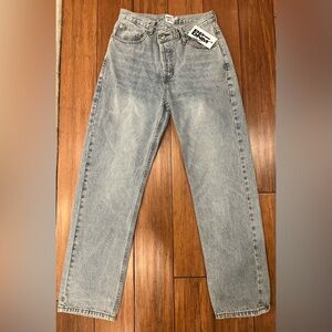 Princess Polly Holly Asymmetric Straight Leg Jean
US 4 / AU 8 Denim NWT